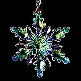 SIYOUKI 2025 Limited Edition Ornament Christmas Crystal Decoration,Winter Crystal Snowflake Ornaments, (2024-Colorful)