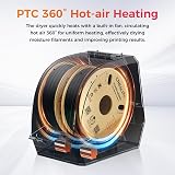 Creality Space PI Filament Dryer Plus 1.75/2.85 mm 45-70C 360° Heating view 5