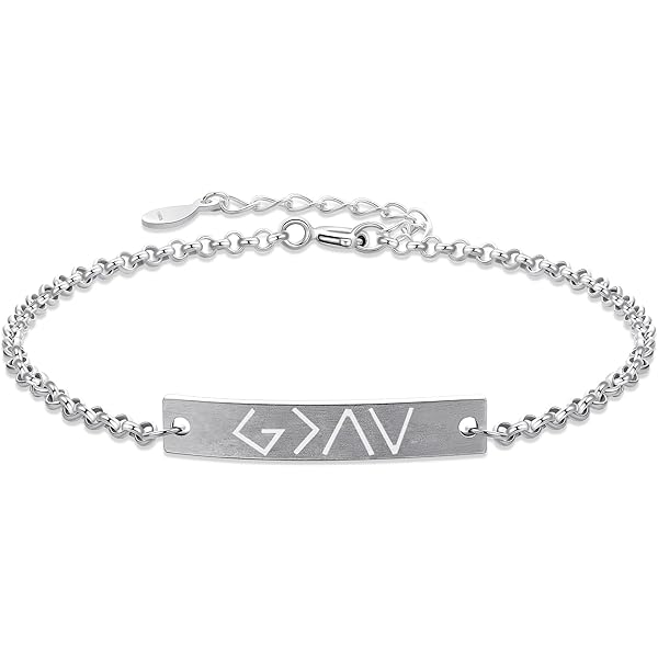 Amazon.com: ALiLuYa Let Go and Let God Bracelet for Women