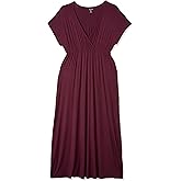 Amazon Essentials Women's Waisted Maxi Dress (Available in Plus Size)