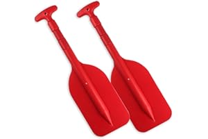 WTMORE Telescoping Boat Paddle Collapsible Oar for Boat 21'' - 42'', Collapsible Paddle for Boat Kayaking Rafting Jet Ski Canoe Outdoor Kayak Water Sports and Safety Boat Accessories 2 Pack