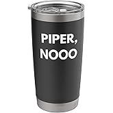 Piper No Funny Stainless Steel Insulated Tumbler