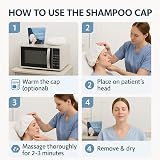 ALIA Rinse-Free Shampoo Cap 5 Pack Microwavable Hair Washing Cap view 5