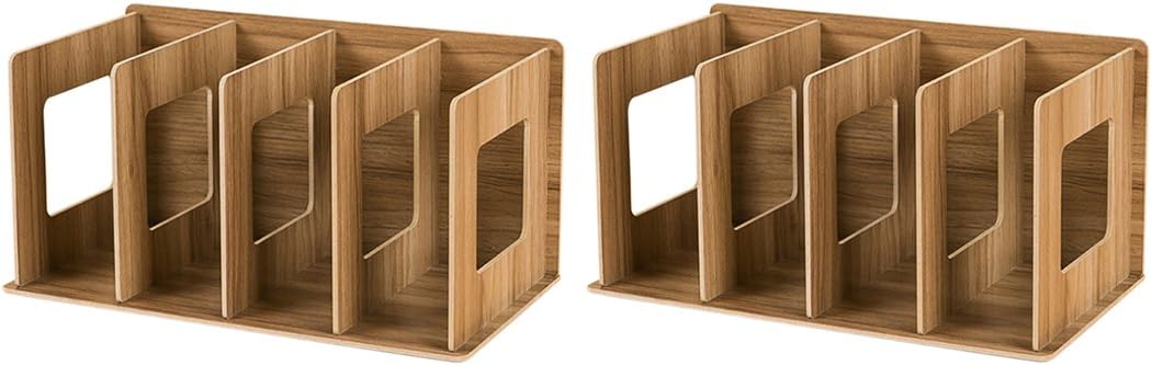 CD Accesorio de madera, lommer 2 pcs DIY CD/DVD soporte de