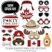 Big Dot of Happiness Canada Day - Photo Booth Props Kit - 20 Count