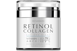 EnaSkin Retinol Cream for Wrinkles: Face Collagen Cream for Tightening Skin - Anti Aging Facial Moisturizer Day and Night for Women and Men 1.7 Fl OZ