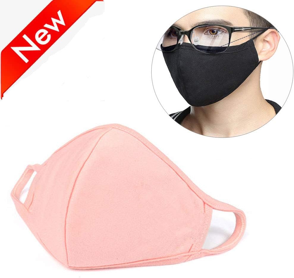 jialixing Anti Dust Mouth Mask Reusable Cotton Face Mask Breathable Ear Loop Mouth Mask for Cycling Traveling