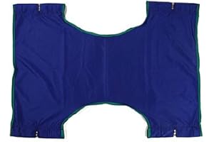 Invacare Standard Sling for Patient Lifts, Solid Polyester, 9042