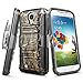 Galaxy S4 Case, NageBee Built-in Kickstand Full-Body Shockproof Armor Belt Clip Holster Heavy Duty Protective Rugged Durable Case w/[Tempered Glass Screen Protector] for Samsung Galaxy S4 I9500 -Camo