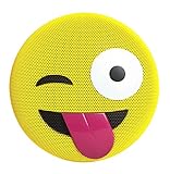 JAMOJI Just Kidding Wireless Bluetooth Speaker - 6 Hour Playtime, Rechargeable Battery, Integrated Mic for Use as Speaker Phone, 30 ft range, HX-PEM01