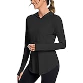 Bashafo Women UPF50+ Long Sleeve Shirts UV Protection Lightweight Sun Hoodie Hiking Workout Tops Quick Dry Outdoor