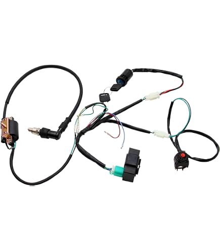 RED CIRCLES 5-Pin CDI Wiring Loom/Harness For 50cc 110cc 125cc Pit Bikes – SP-PBW004