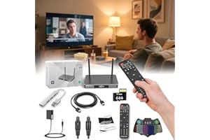 ESPBOP Super. Smart TV Box S6 U-l' tr.a Voice Remote Control, Come with Multiple Accessories