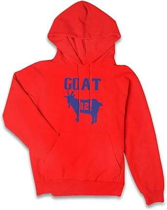 Amazon.com: NXCLYFO Tb12 Goat The Trend of The Women's Hooded Hoody with Pockets Red: Clothing