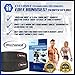 Rip Toned Lifting Straps (PAIR) - Normal or Small Wrists - Bonus Ebook - Cotton Padded - Weightlifting, Crossfit, Bodybuilding, Strength Training, Powerlifting (Black)