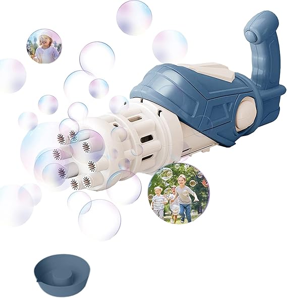 AILIEEE Bubbles Machine for Children Gatling Bubble Machine for Garden
