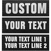 Custom Patches for Dog Harness 2 Pcs Personalized Tactical Name Patches for Backpack, Vest, Jackets, Work Shirts, Sheriff, Security, Military, Duty Bag, Hook Fastener or Iron On