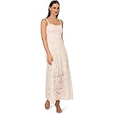 Adrianna Papell Womens Sequin Lace Ankle Dress