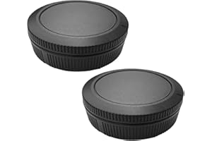 Body Cap + Rear Lens Cap Cover for Canon RF Mount EOS R100 R50 R10 R8 R7 R6 R5 R5C R3 R RP Camera(for Accessories),Hxdzieory 