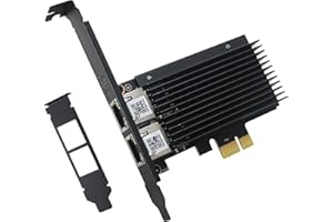 2.5GBase-T Dual Port Server Network Card with Intel Intel I226-V 2500/1000/100Mbps PCI Express Gigabit Ethernet Adapter NIC C