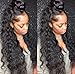 360 Lace Frontal Wig Pre Plucked Human Hair Wigs 130% Density Brazilian Virgin Human Hair Wigs Body Wave 360 Lace Wig for Black Women with Baby Hair Wet and Wany 360 Wigs for Women 16