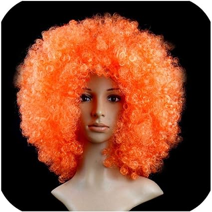 Amazon Com Short Peruke Afro Wigs Halloween Party Dress Funny