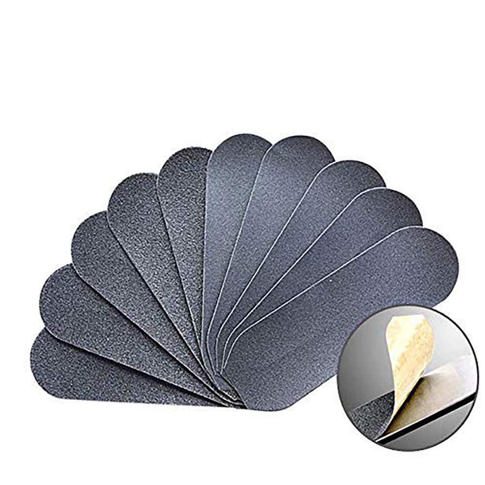 100 Pack Foot File Refills, Sand Papers Replacement Pedicure File Refill,Abrasive Pedicure File Replacement Pads,Black Pack for Double Sided Foot Rasp File