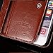 For iPhone 6 6s Case, Roybens 9 Card Slot PU Leather Wallet Case 2 in 1 Magnetic Detachable Back Cover Flip Case with Wrist Strap For Apple iPhone 6 6s (4.7) Brown