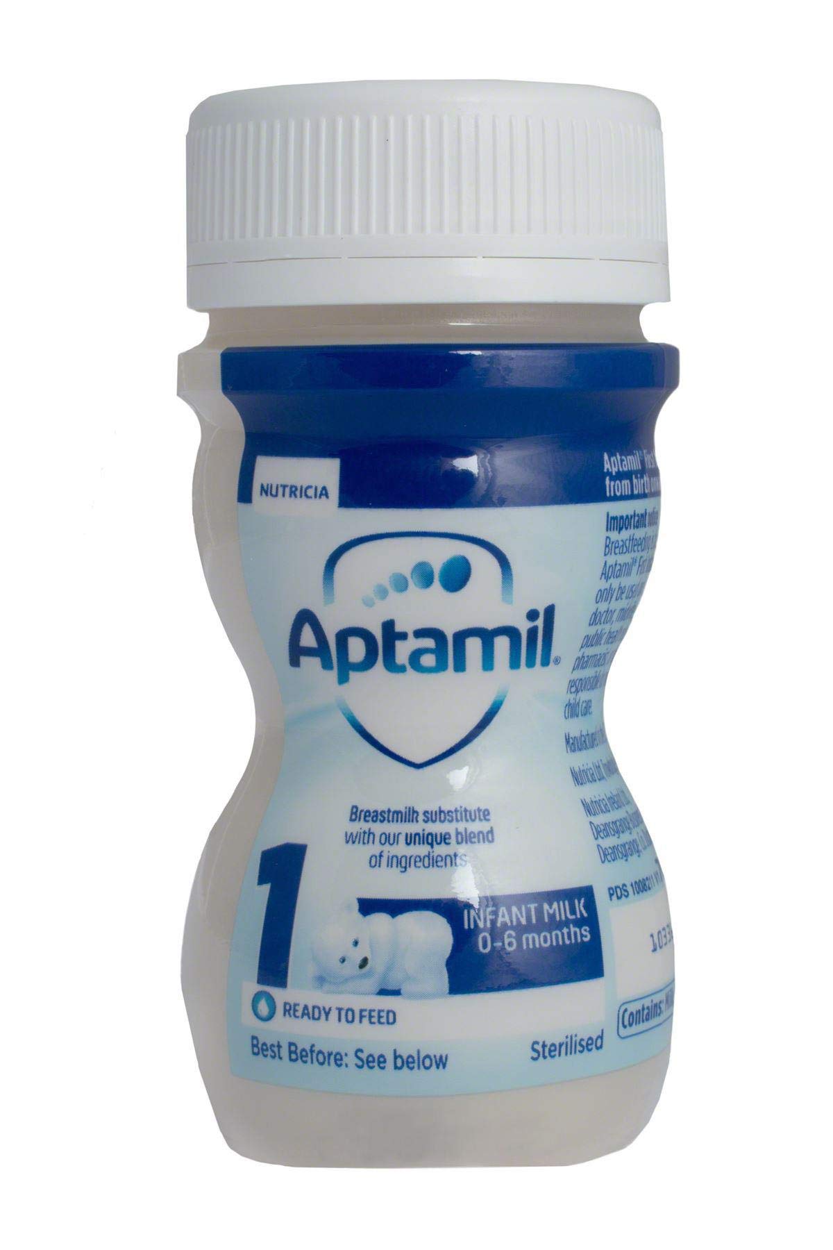 Nutwell Aptamil First Infant Milk, Ready To Feed, 70 ml, 24 Pack
