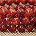 Natural Red Coral Gemstone 8mm Round Beads Stretch Bracelet 7 Inch