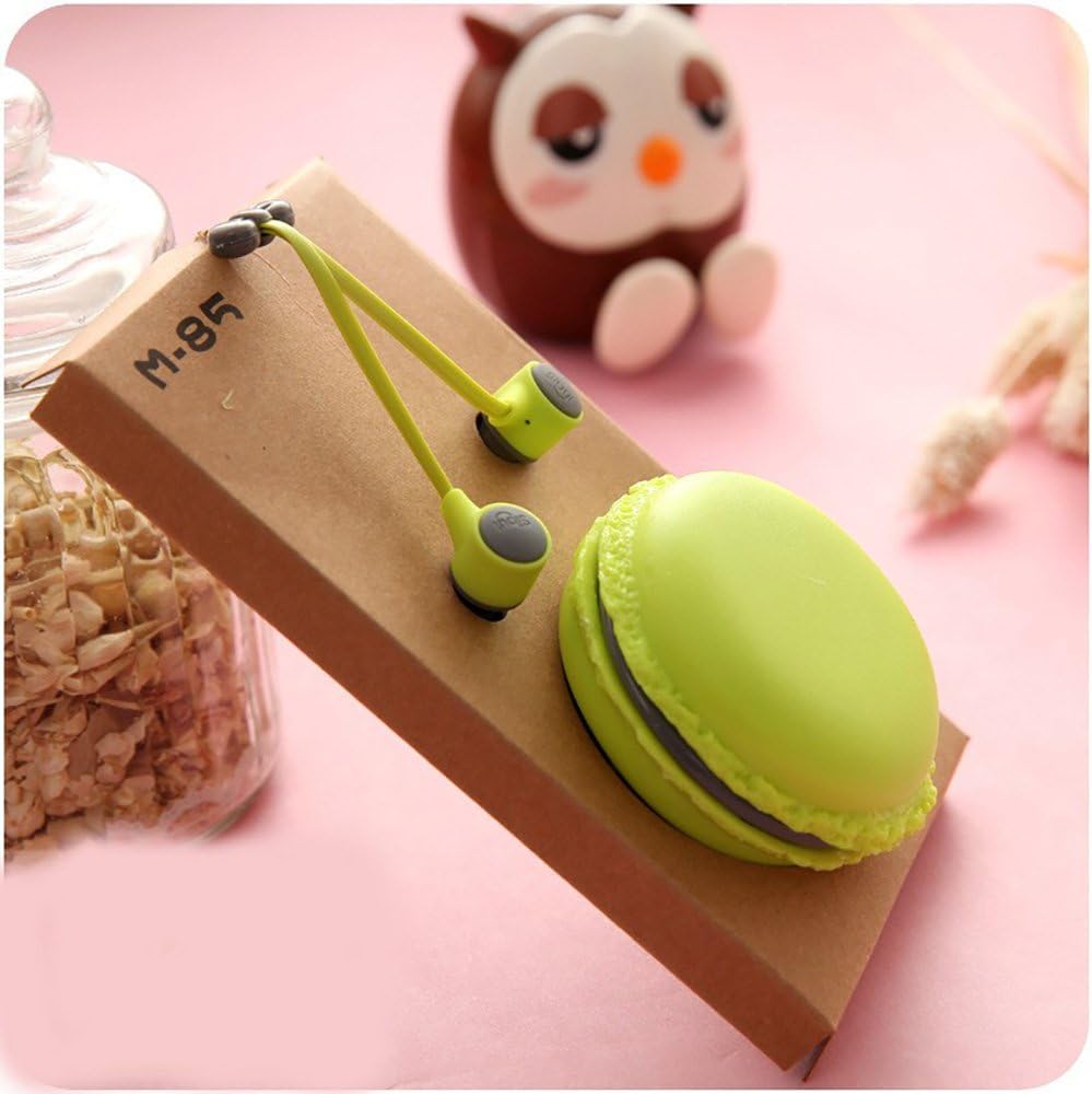 Sweet in-Ear Earphone Headset Cute Earphones Earbuds for iPhone Cellphone Mp3 with a case for Android &iOS 3.5mm