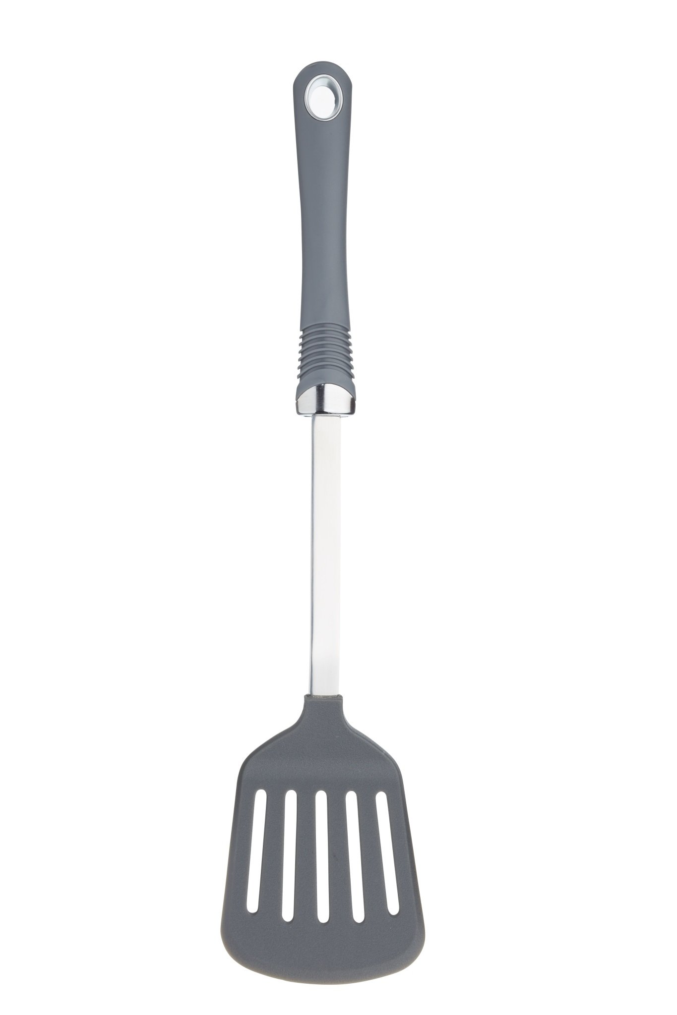 KitchenCraft Professional Nylon Slotted Turner, Heat Resistant Cooking Kitchen Utensil, Ideal for Eggs, Burgers or Pancakes, Spatula for Non-Stick Cookware, Dishwasher Safe, 36cm