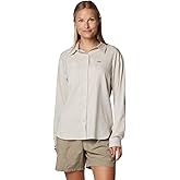 Columbia Women's Silver Ridge Utility Long Sleeve Shirt, Dark Stone, XX-Large
