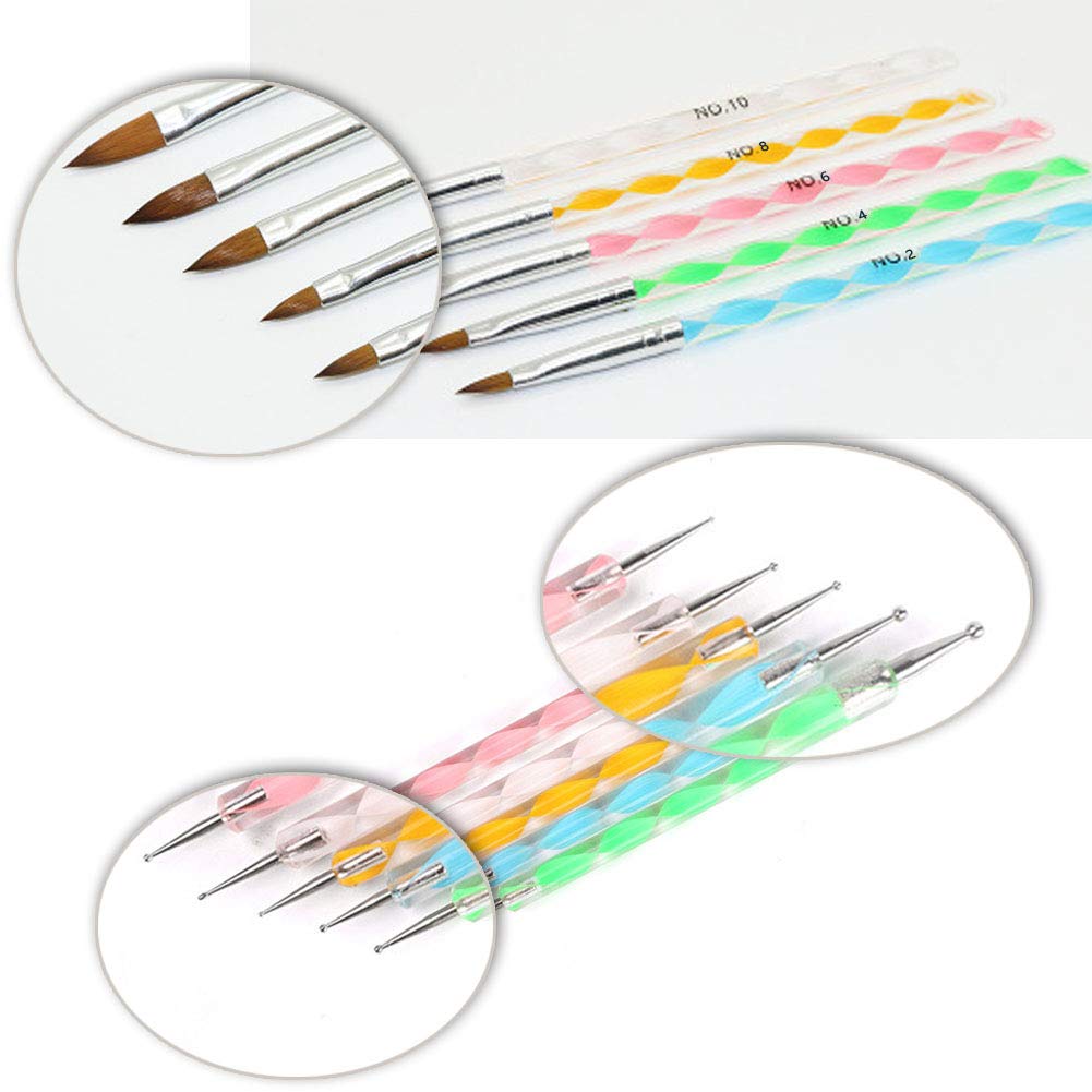 Mandala Dotting Tools Nail Art Dot Tool for Painting Rocks Dotting Pen and Paint Brushes Kit