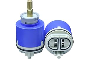 K35B.COM FAUCET CARTRIDGES Kerox PBR 40 Faucet Cartridge, Replacement Cartridge Compatible with La Torre, Cascade & Nobili, Single Lever Shower Tub Repair, Tub Faucet Cartridges, Kitchen & Bathroom Faucet Cartridge Replacement