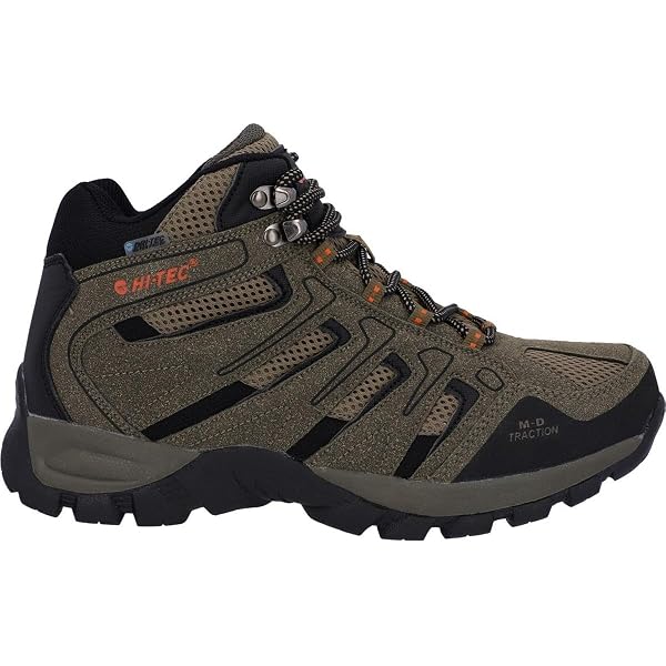 Hi-Tech V-Lite unisex size 10 brown orange trail mid boot Amazon.com | Hi-Tec Men main image 4
