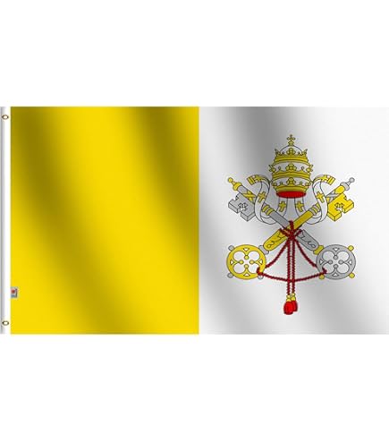 Amazon.com : AZ FLAG - Vatican City Flag - 2x3 Ft - 100D Polyester