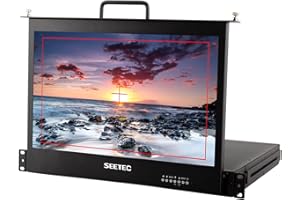 SEETEC 17.3 Inch Monitor 1RU Pull Out Rack Mount Monitor Full HD 1920x1080 SC173-HD-56(HDMI)