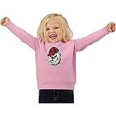 Little King NCAA Toddler Girls Pink Sparkle Crewneck Sweatshirt with Glitter Logo-Dual Blend- Sizes 2T 3T 4T 5T(YXS)