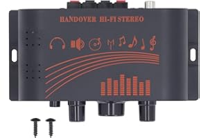 HEEPDD HiFi Power Amp, Amplifiers HiFi Power Amp DC12V Multifunctional Compact Sound Stereo for Speakers TV Mobile Phones Set