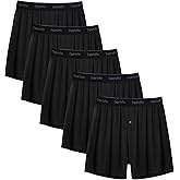 Expertoftio Cotton Boxers for Men Loose Fit Men's Underwear Boxer Shorts Soft Mens Boxer Pack, Breathable, Button Fly, Knit