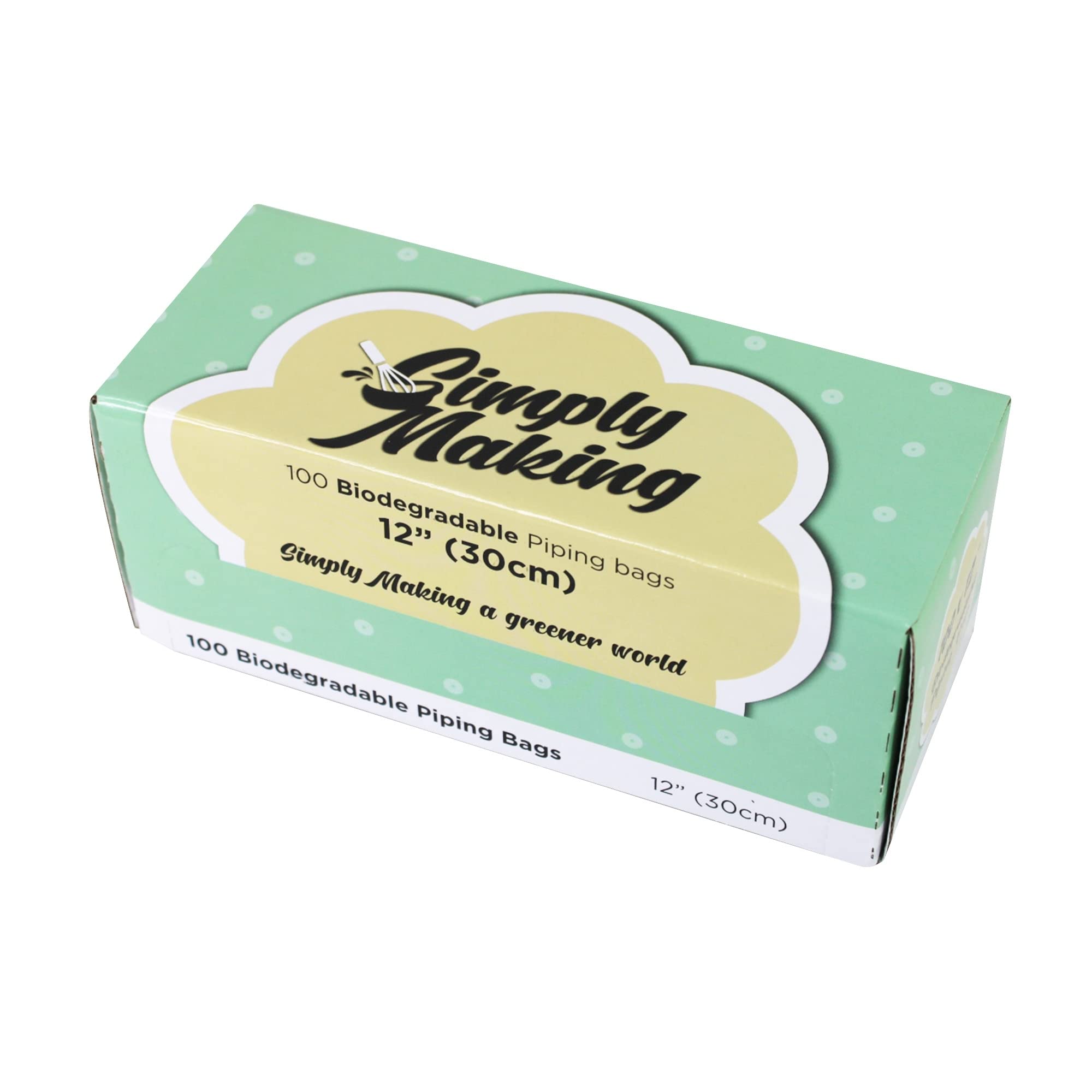 Simply Making 12 Inch Disposable Biodegradable Piping Bags - Roll of 100