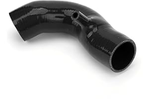 Xiuganpo Performance Silicone Intake Pipe Long Lasting Air Intake Tube Fit for Cooper S R53 2001-2006 (Black)