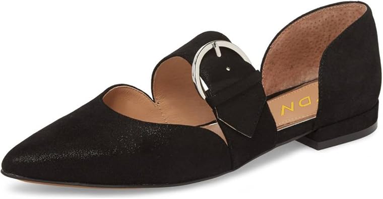 pointed toe mary jane flats