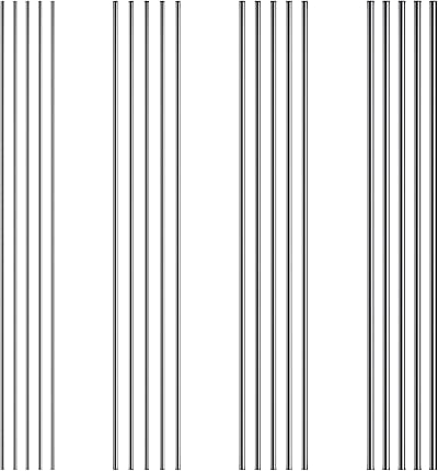 DDHOMIN 10 Pcs 30cm Stainless Steel Solid Round Rods 2.5mm Diameter