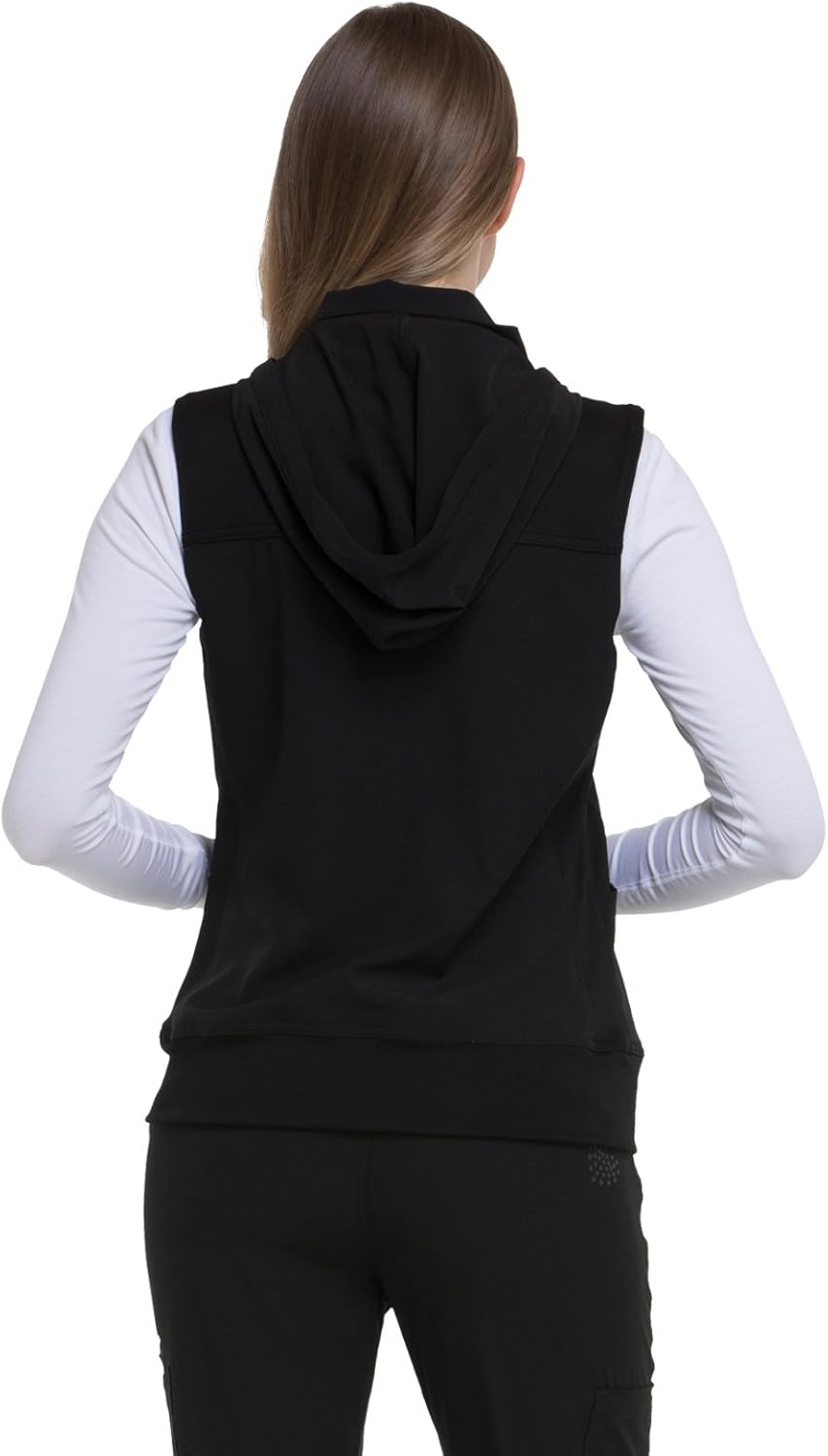 HeartSoul Break on Through HS500 Women's In-Vested Love Solid Scrub Vest: Clothing