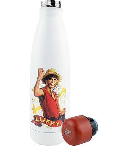 Stor ONE PIECE Grote Geïsoleerde Fles - Herbruikbare Waterfles Luffy - 780 Ml Thermosfles