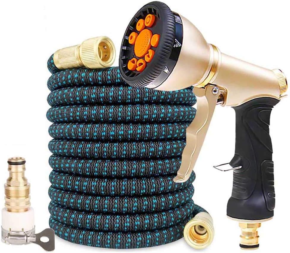 Household Car Wash Water Gun with 9 Adjustable Mode,Magic Telescopic