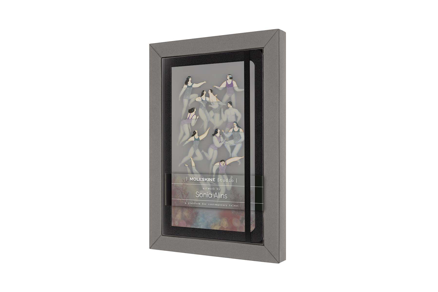 Moleskine - Moleskine Studio Collection Notebook, Lined Paper Notebook, Artist Sonia Alins, Hard Cover, Large Size 13 x 21 cm, 240 Pages