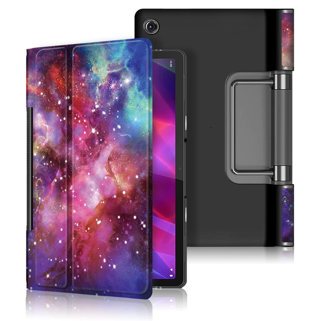 XFDSFDL® Protective Cover for Lenovo Yoga Tab 11 YT-J706F (11 Inch) Ultra Thin PU Leather Flip Case Starry Sky Pattern with Built Stand Auto Wake/Sleep Holster Device Shell, 05